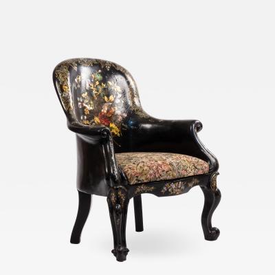 English Victorian Berga Arm Chair