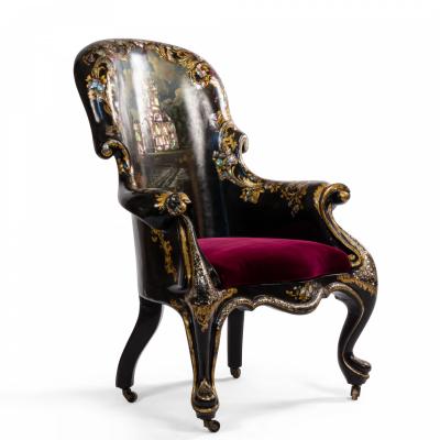 English Victorian Berga Arm Chair