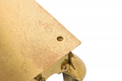 English Victorian Brass Hearth Fireplace Trivet