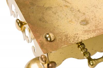 English Victorian Brass Hearth Fireplace Trivet