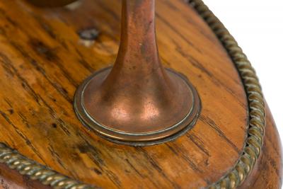 English Victorian Brass Horseshoe Clock