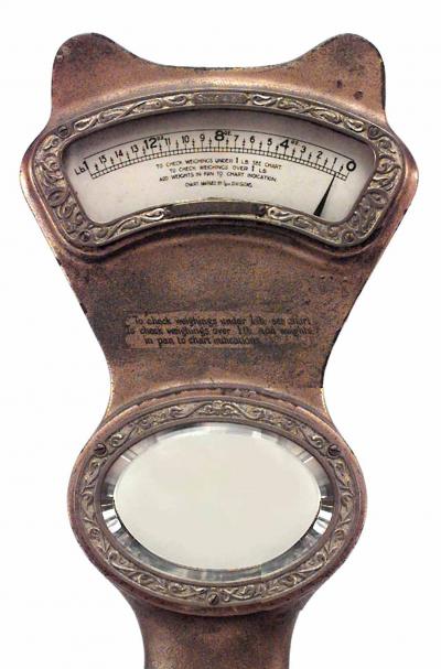 English Victorian Brass Merchants Scale