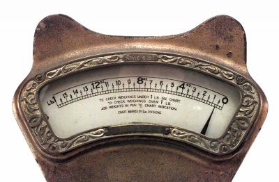 English Victorian Brass Merchants Scale