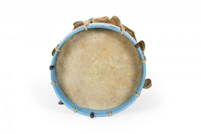 English Victorian Brass Regimental Drums