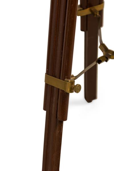English Victorian Brass and Leather Telescope