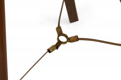 English Victorian Brass and Leather Telescope
