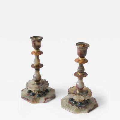 English Victorian Candlesticks in the Jacobean Taste