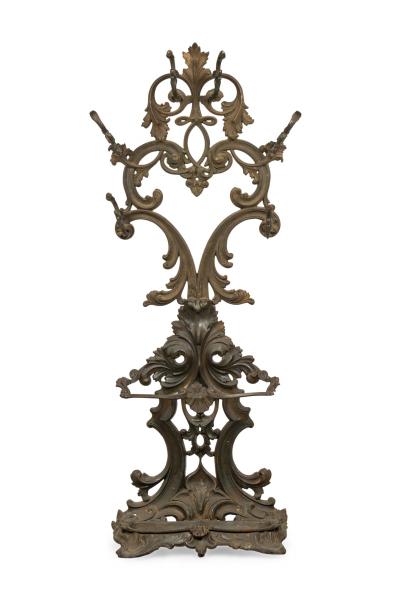 English Victorian Cast Iron Hatrack Umbrella Stand