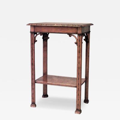 English Victorian Chinese Chippendale End Table