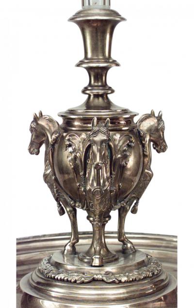 English Victorian Compote with Horse Figures
