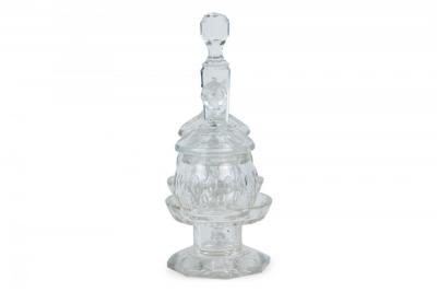 English Victorian Crystal Cruet Set