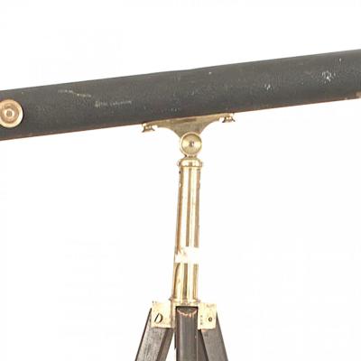 English Victorian Ebonized Telescope