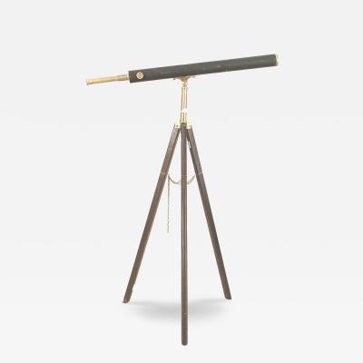 English Victorian Ebonized Telescope