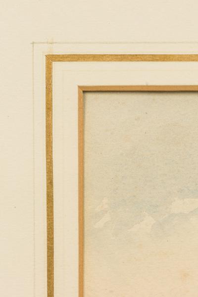 English Victorian Genre Scene Depicting a Small Bridge and River