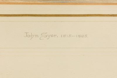 English Victorian Genre Scene Depicting a Small Bridge and River