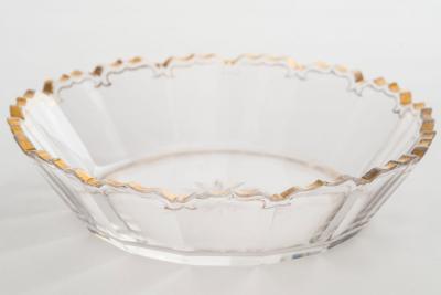 English Victorian Gilt Glass Bowls