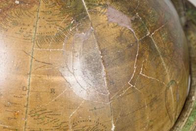 English Victorian Globe Circa 1832