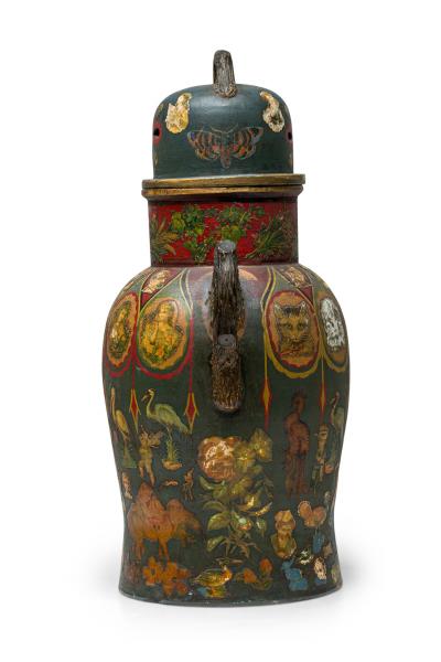 English Victorian Heavily Adorned and Aged Urn