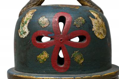English Victorian Heavily Adorned and Aged Urn
