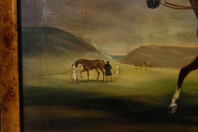 English Victorian Jockey Painting