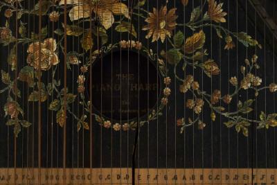 English Victorian Lacquered Zither