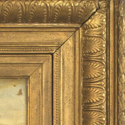 English Victorian Landscape of Beach at Sunset