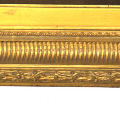 English Victorian Landscape of Small Bridge