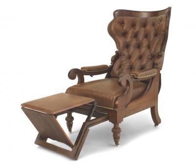 English Victorian Mahogany Arm Chair
