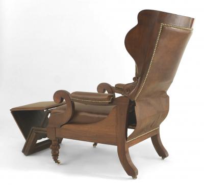 English Victorian Mahogany Arm Chair