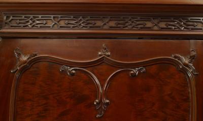 English Victorian Mahogany Armoire