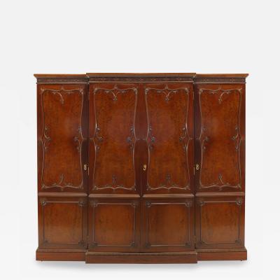 English Victorian Mahogany Armoire