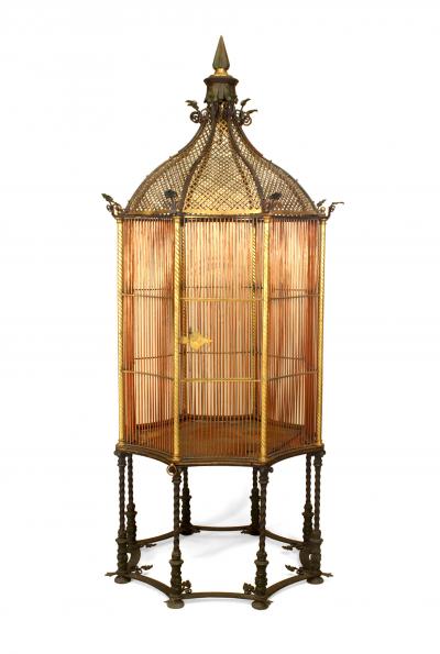 English Victorian Monumental Bird Cage