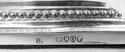 English Victorian Neoclassical Sterling Silver Candlesticks 1882