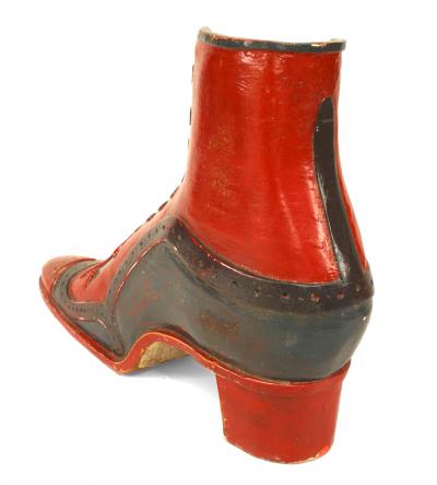 English Victorian Painted Shoemakers Boot Sign
