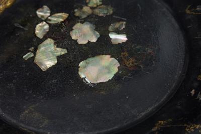 English Victorian Papier Mache Tray