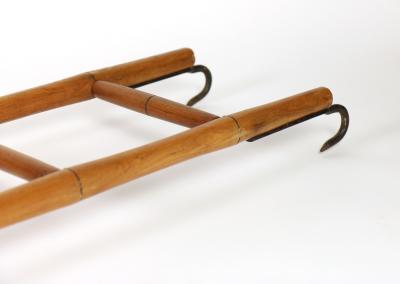English Victorian Period Faux Bamboo Ladder Circa 1890