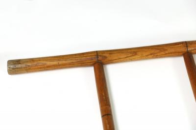 English Victorian Period Faux Bamboo Ladder Circa 1890