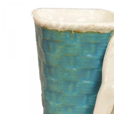 English Victorian Porcelain Monkey Vase