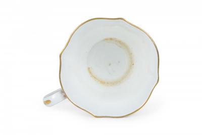 English Victorian Porcelain Teacups and Saucers