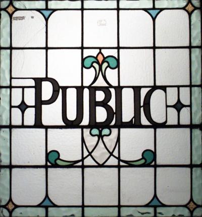 English Victorian Pub Window