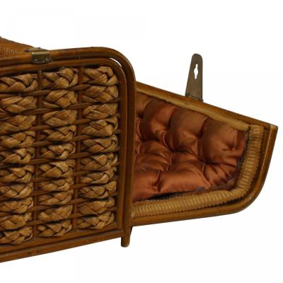 English Victorian Rattan Box