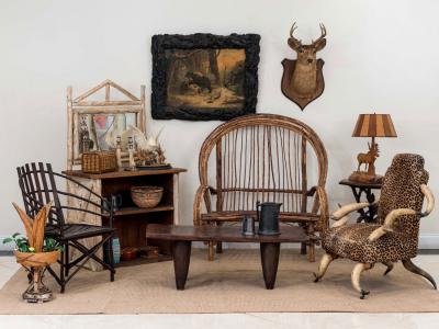 English Victorian Rattan Box