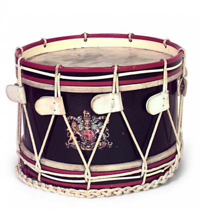 English Victorian Regimental Drum