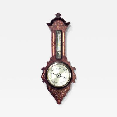 English Victorian Rosewood Barometer