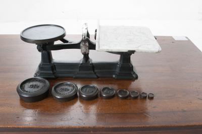 English Victorian Scale Weights