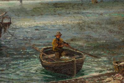 English Victorian Seascape Painting