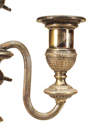 English Victorian Silver Plate Candleholder