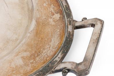 English Victorian Silver Plate Tray