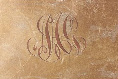 English Victorian Silver Plate Tray