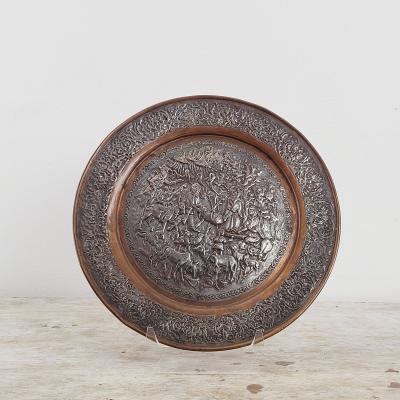 English Victorian Silver Plated Electrotype Platter circa 1880